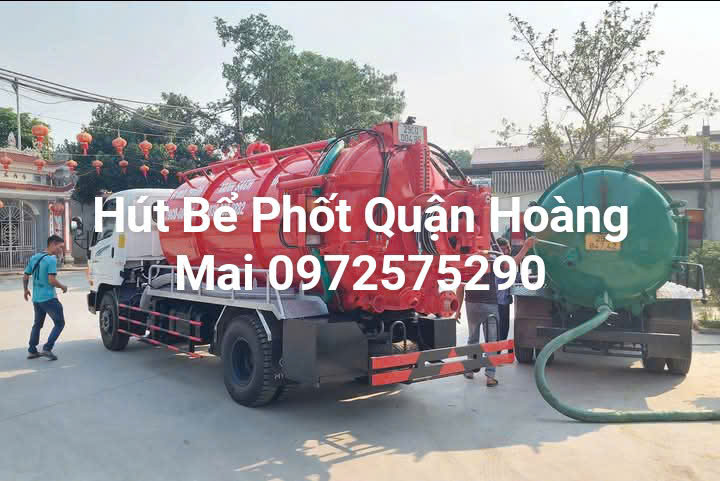 Dịch vụ hút bể phốt quận Hoàng Mai trọn gói