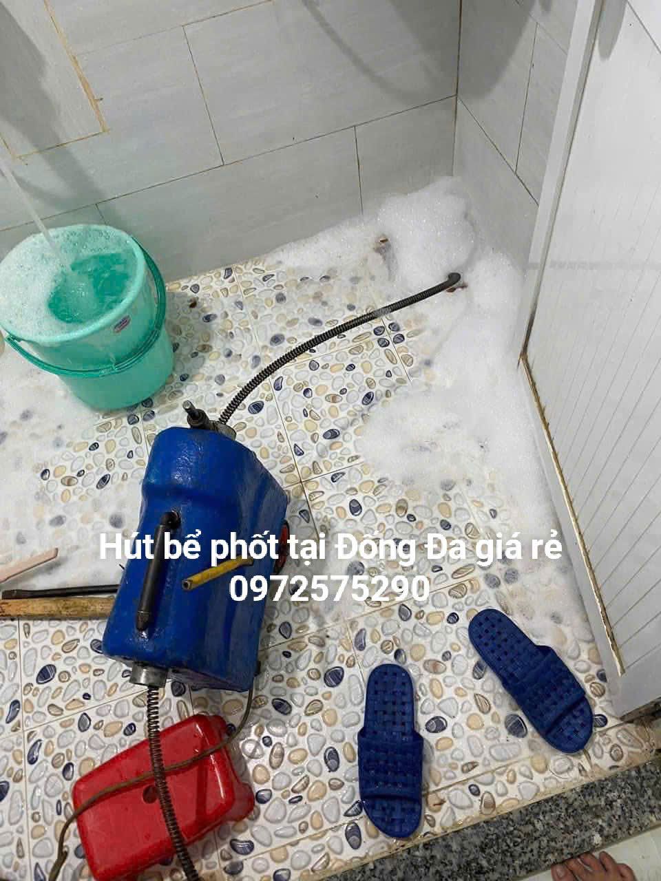 Thông tắc cống hút bể phốt giá rẻ tại quận Đống Đa