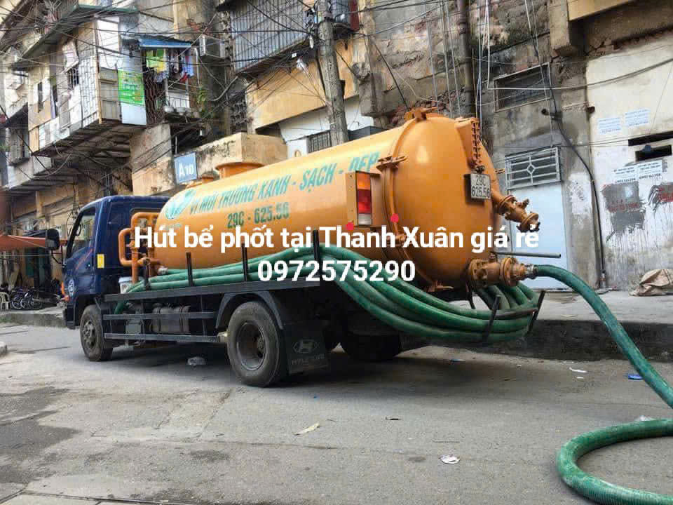 Dịch vụ hút bể phốt giá rẻ tại Thanh Xuân