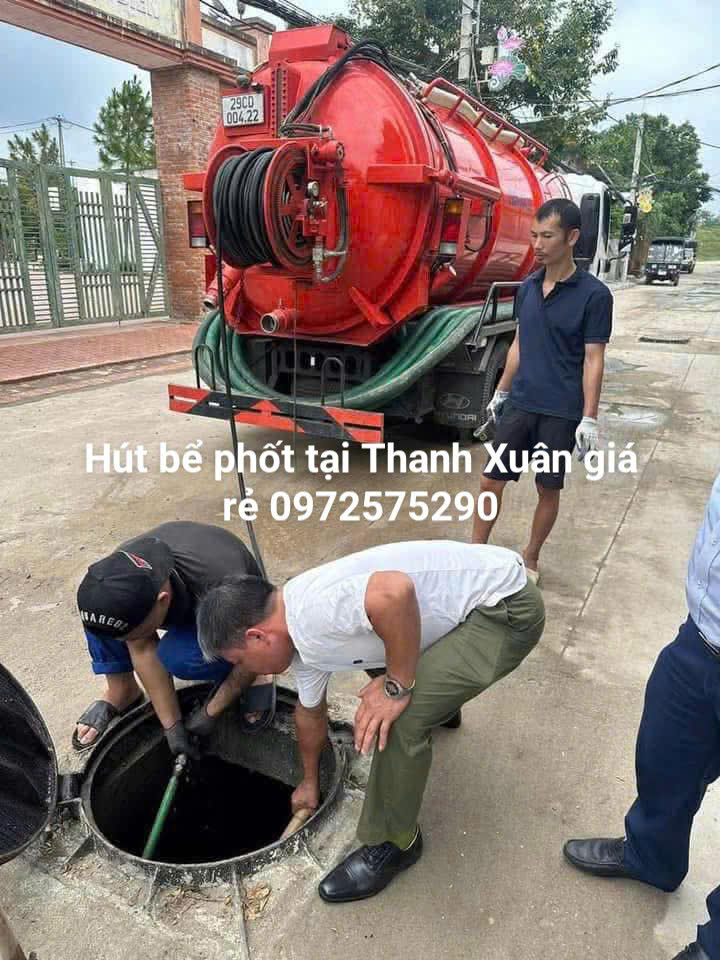 Thợ thông cống hút bể phốt tại Thanh Xuân giá rẻ nhất