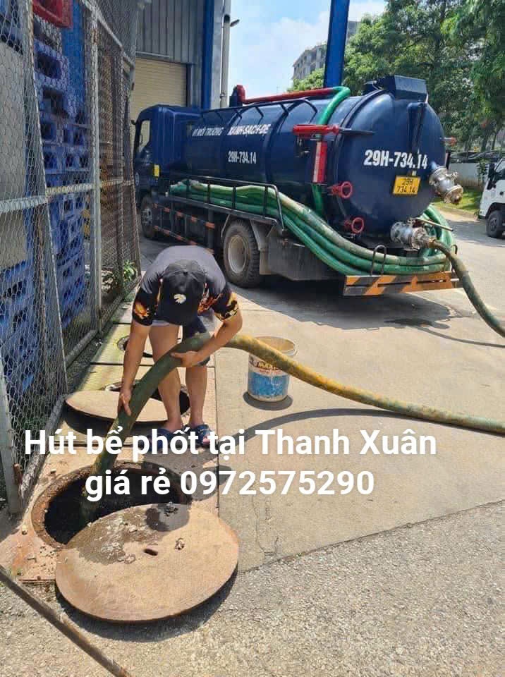 Công ty chuyên hút bể phốt tại quận Thanh Xuân
