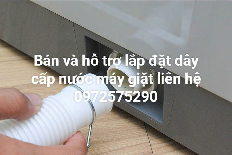 lắp ống nước thoát máy giặt