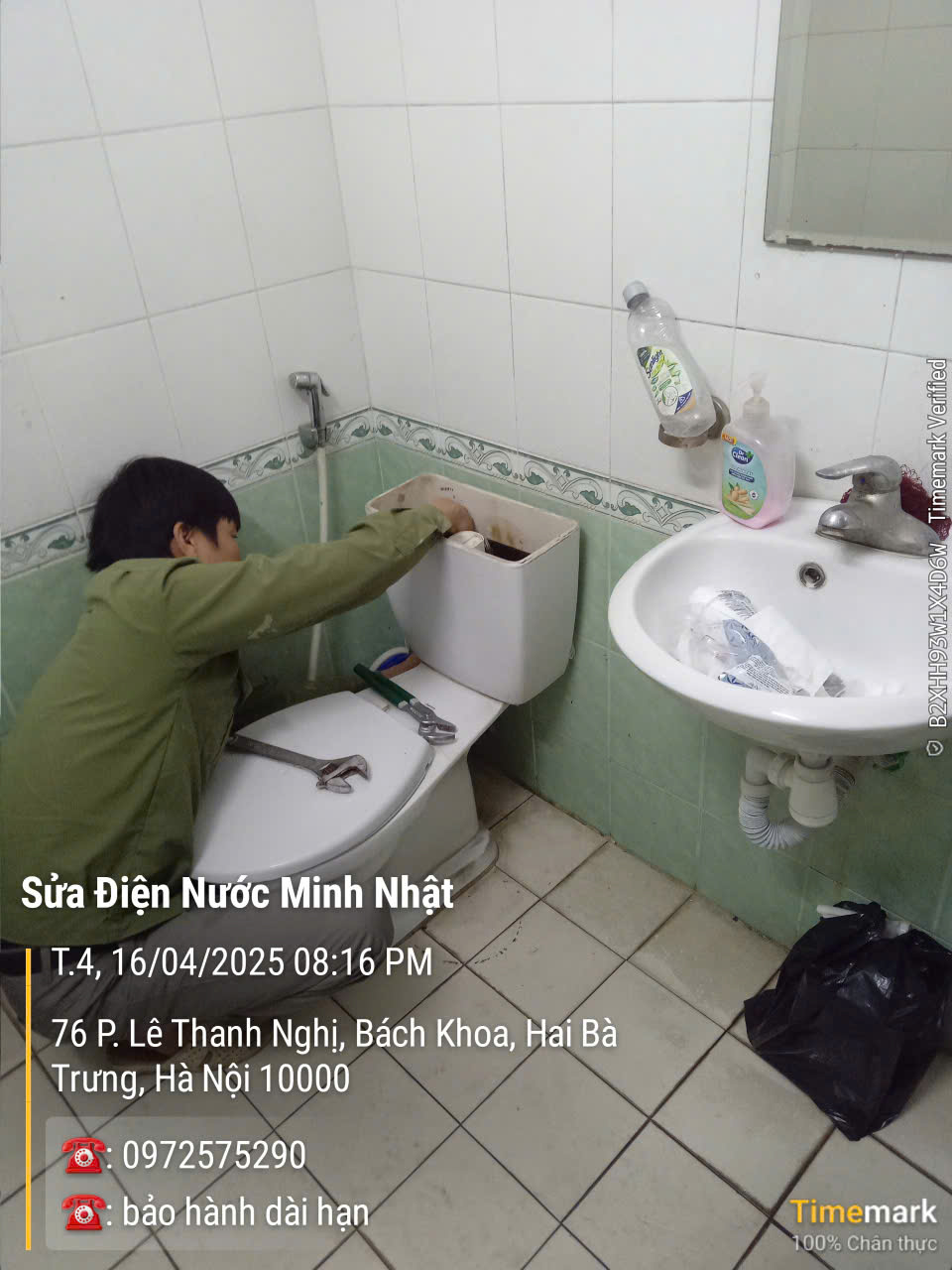 Thợ điện nước tại Royal city