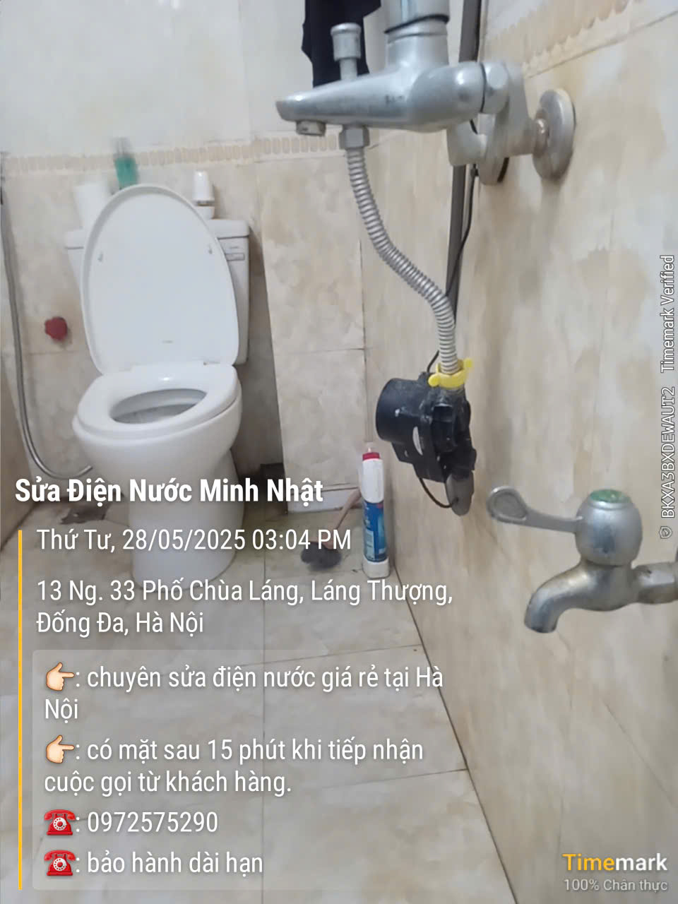 Sửa điện nước tại Chùa láng giá rẻ