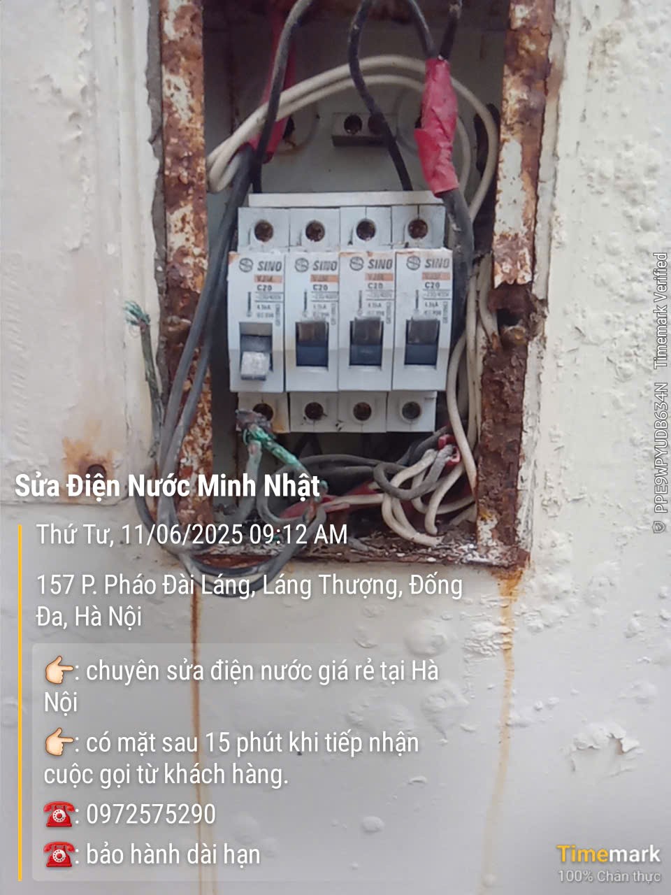 Dịch vụ sửa điện nước tại Đường Láng