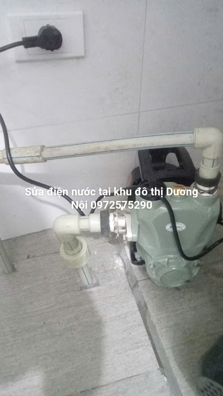 Khắc phục sự cố mất nước cho khách hàng tại Dương Nội