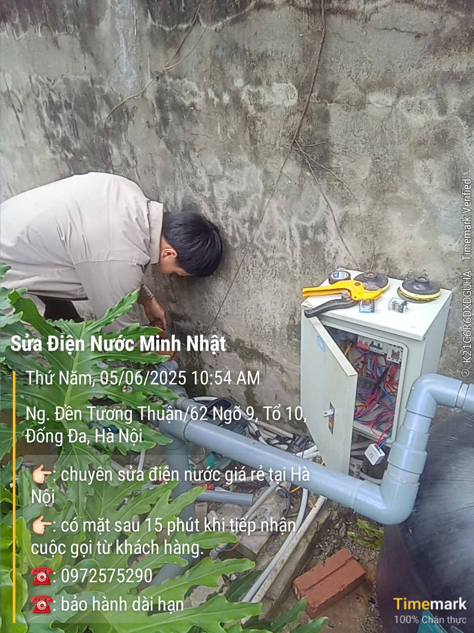 Thợ sửa bơm nước tại Khâm Thiên