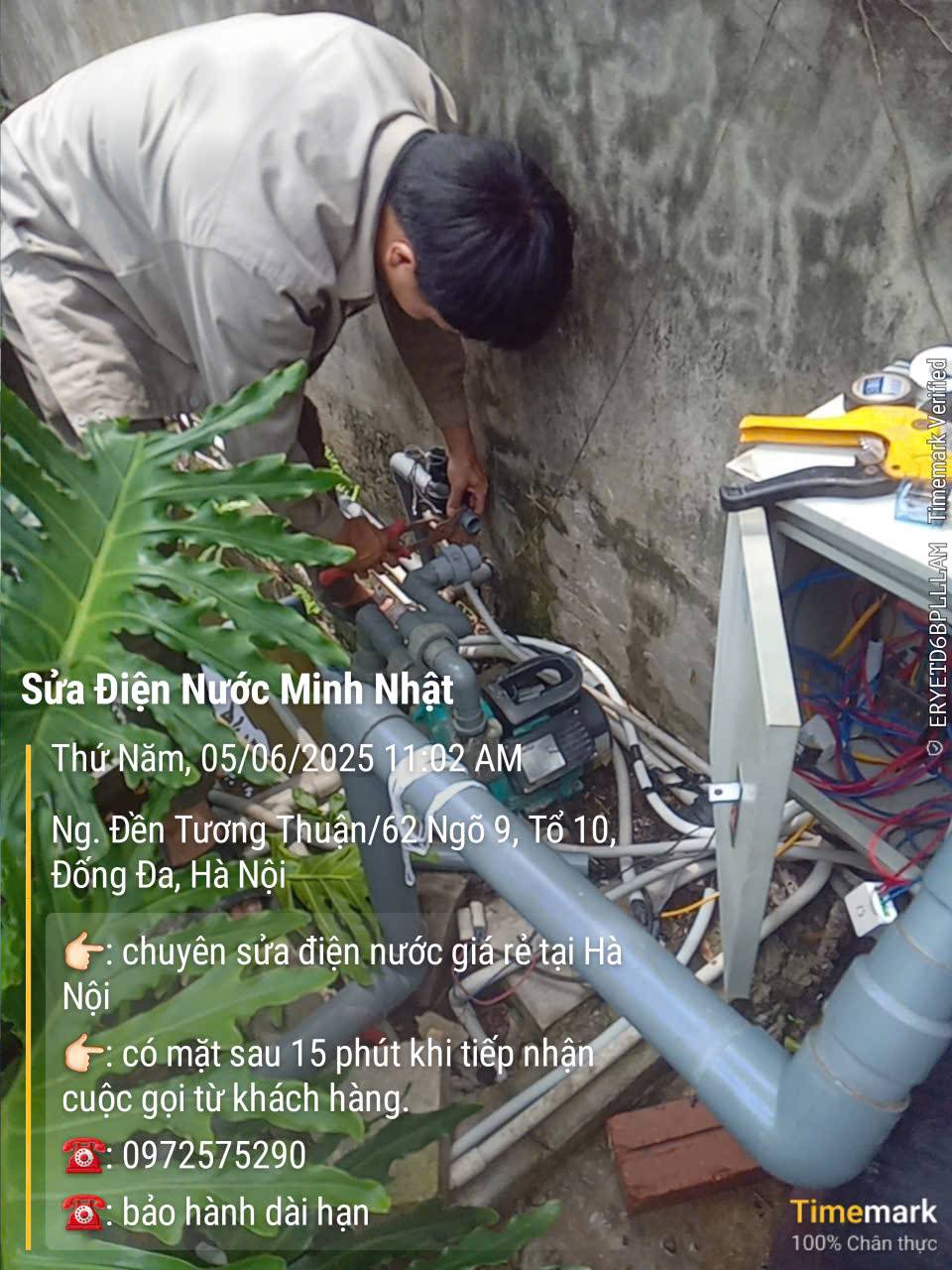 Sửa máy bơm nước tại Phố Khâm Thiên