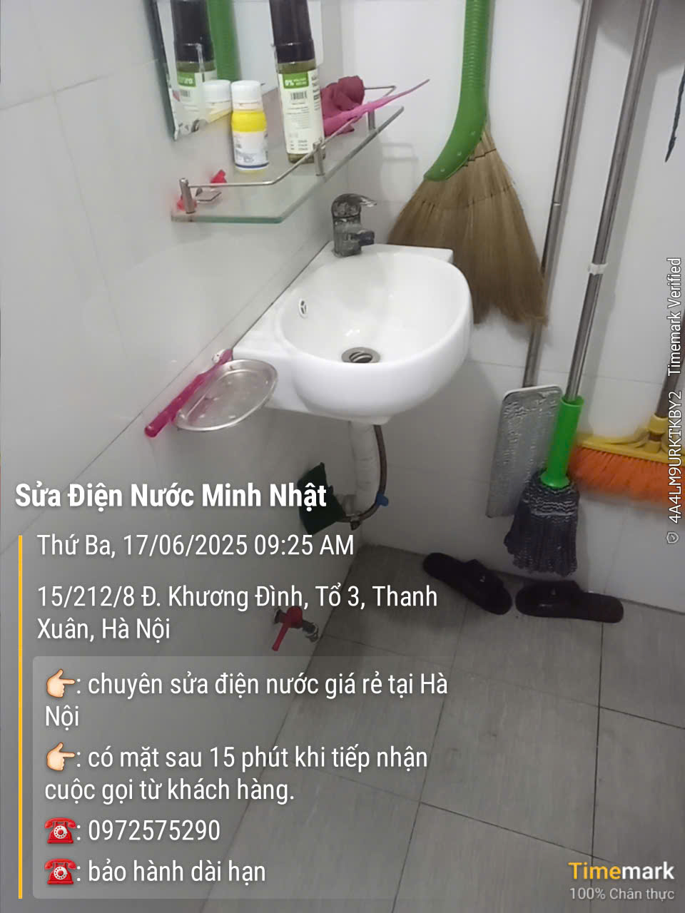 Dịch vụ sửa điện nước tại Khương Đình