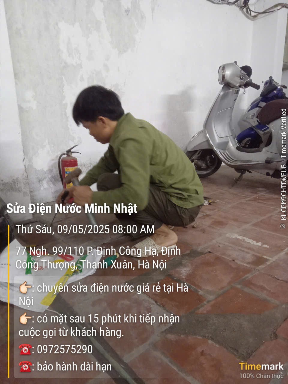 Sửa máy bơm nước quận Thanh Xuân giá rẻ