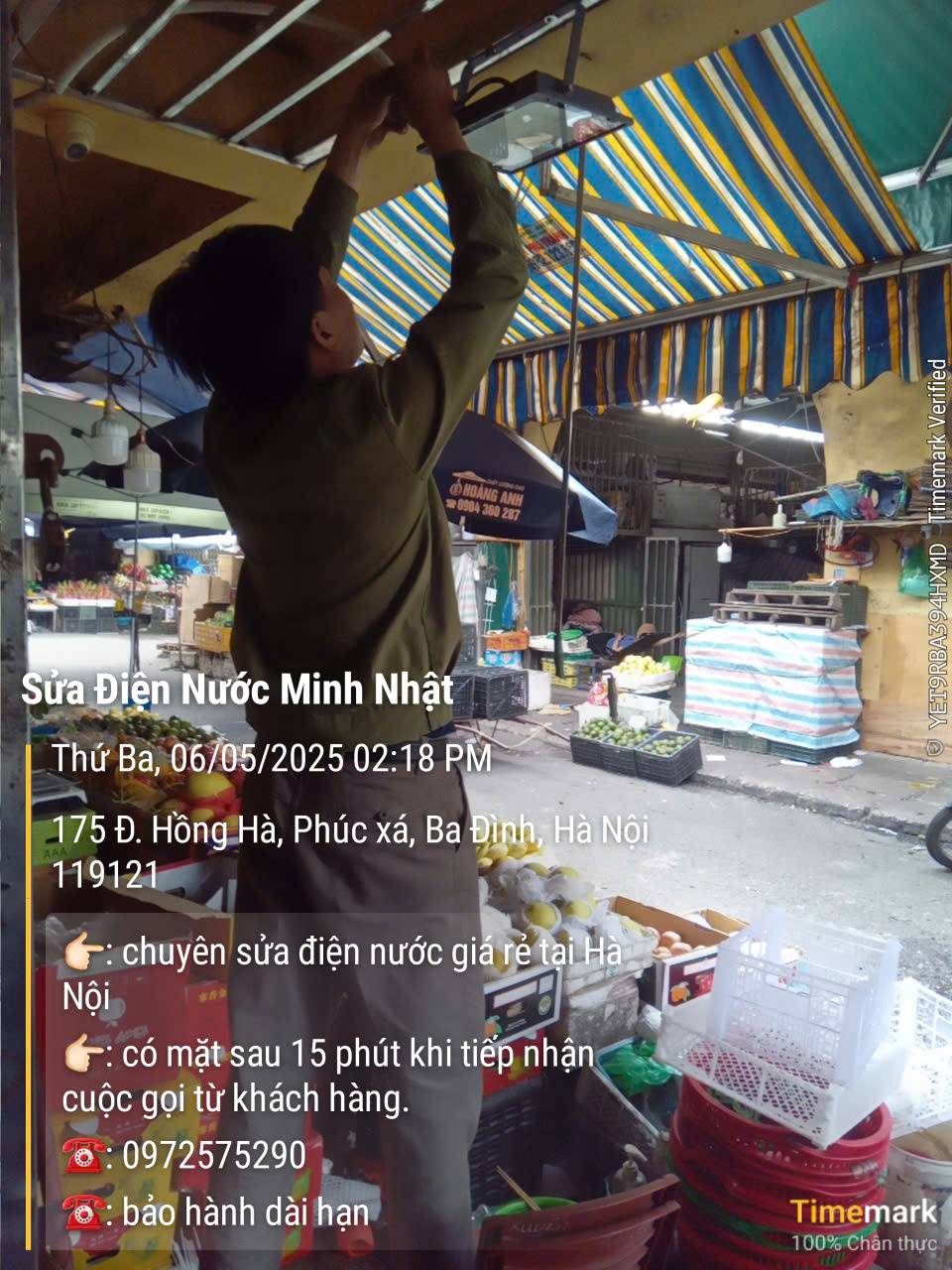 thợ điện nước tại phố Hồng Hà