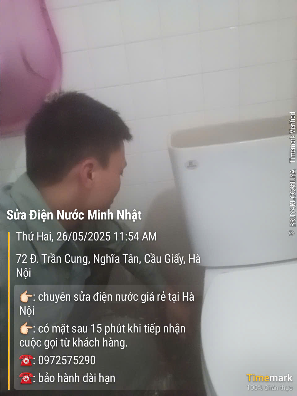 Thợ sửa bồn cầu tại Phố Nghĩa Tân