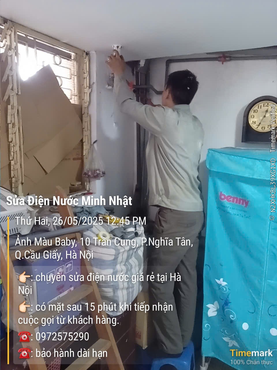 Thợ sửa điện nước tại Khu Tập Thể Nghĩa Tân