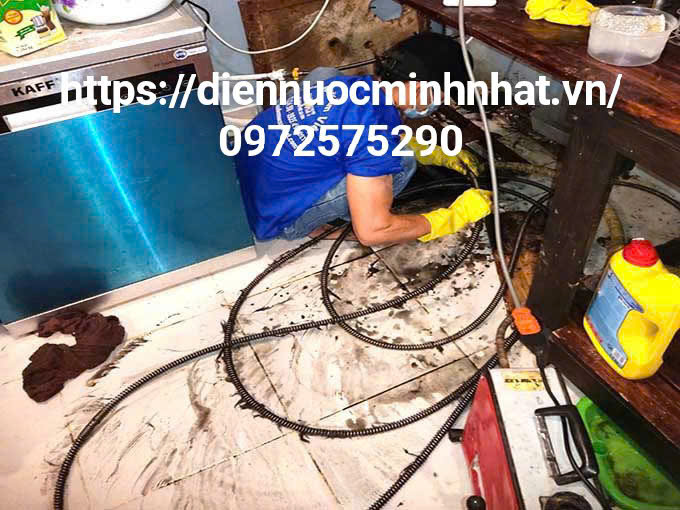 Thông tắc cống quận Nam Từ Liêm
