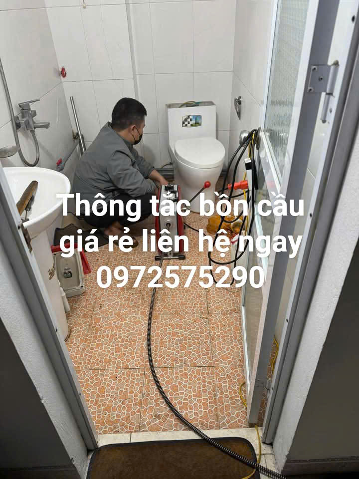 Thợ thông tắc bồn cầu tại quận Ba Đình