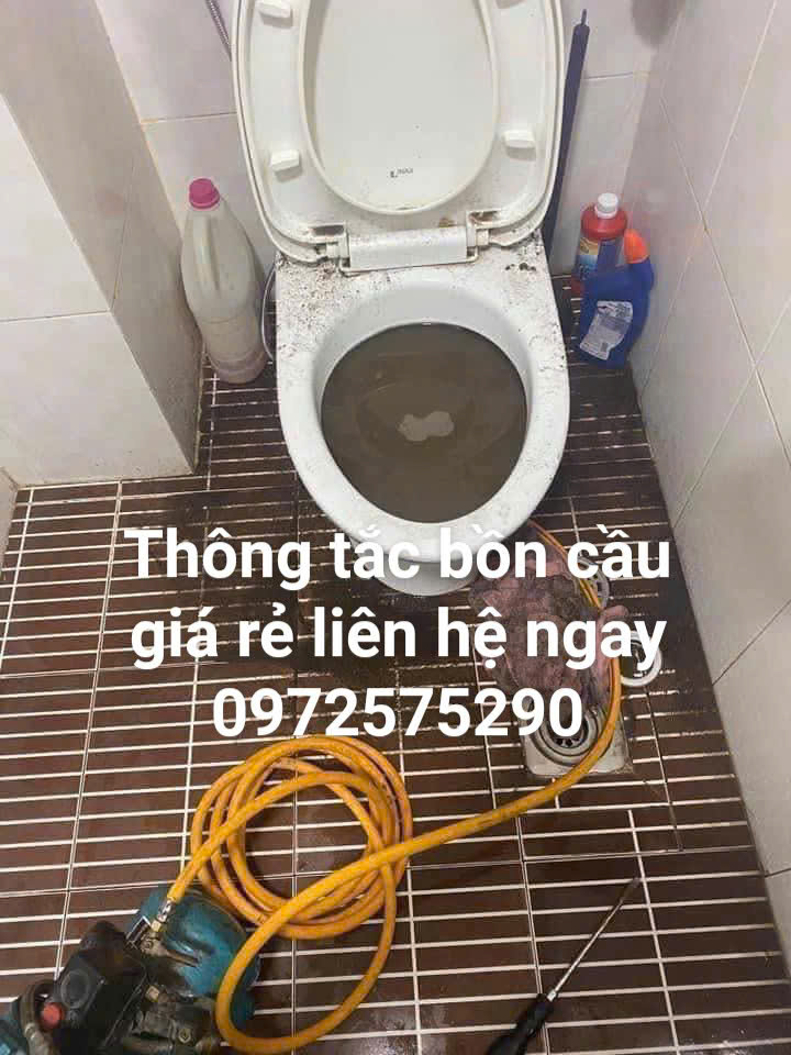 Thợ chuyên nhận thông tắc bồn cầu tại quận Ba Đình