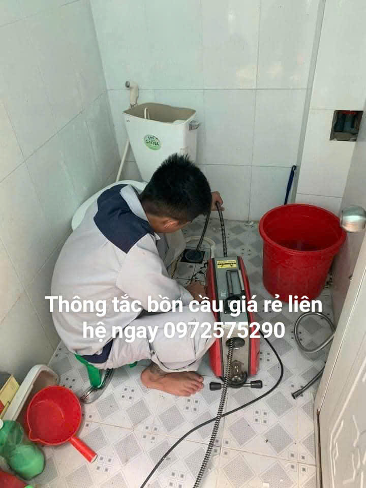 Nhận thông tắc bồn cầu tại quận cầu giấy