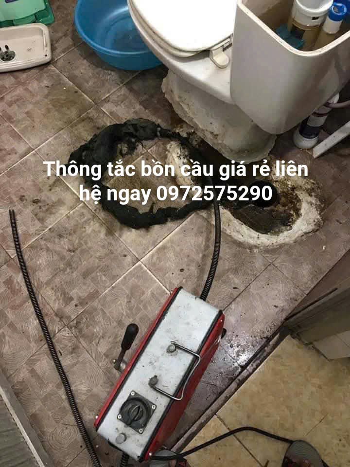 Thợ thông bồn cầu bị tắc quận Hoàn Kiếm