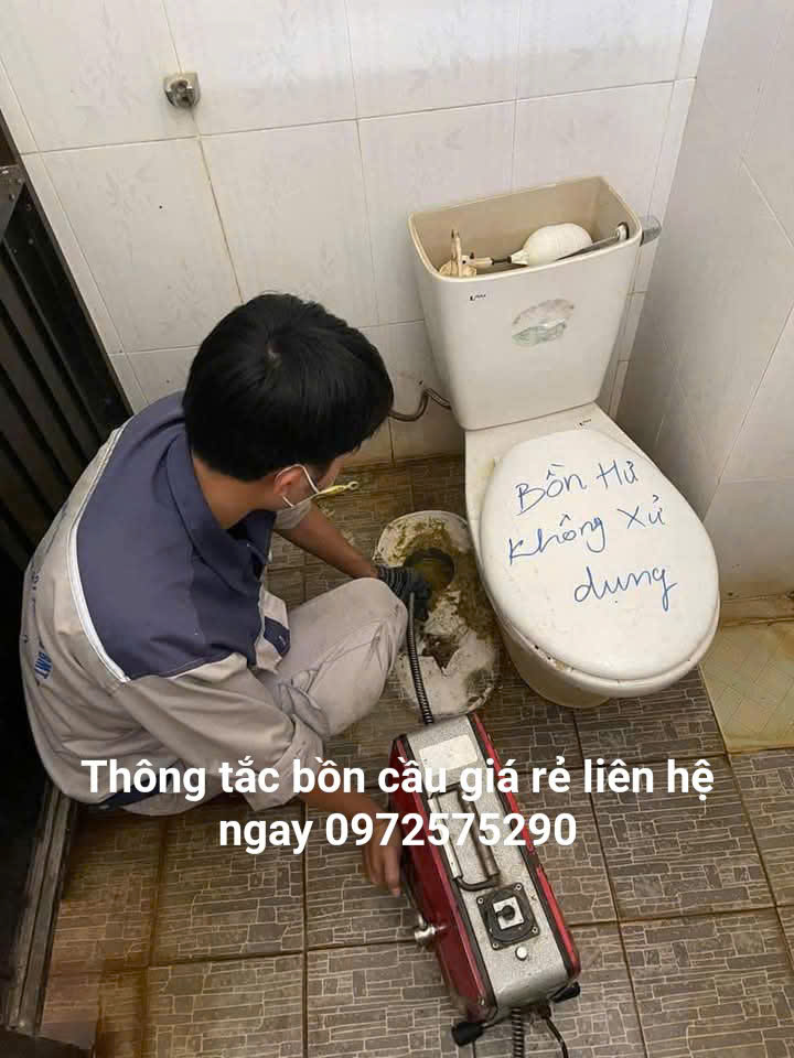 Dịch vụ thông tắc bồn cầu tại quận Hoàn Kiếm
