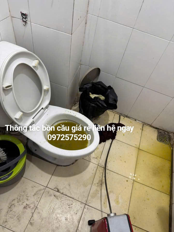 thông tắc bồn cầu tại quận Long Biên giá rẻ