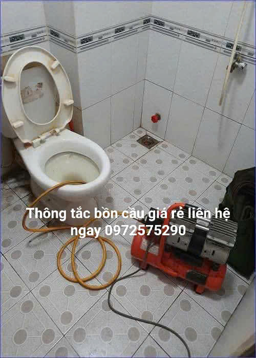 Dịch vụ thông tắc bồn cầu tại quận Long Biên