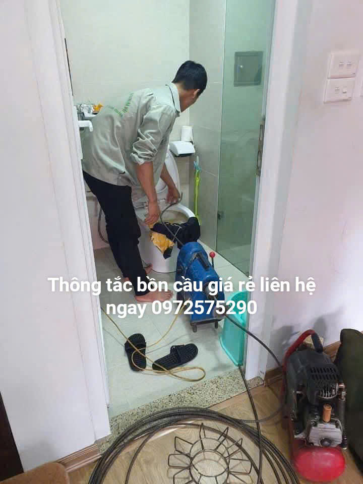Thông tắc bồn cầu tại quận Tây Hồ