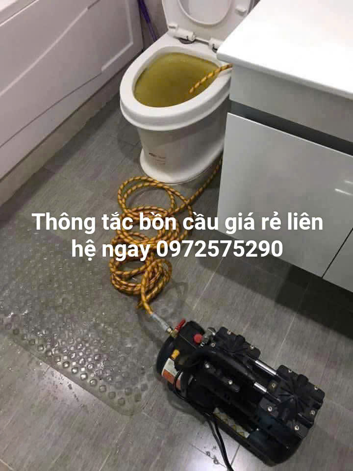 Thông tắc bồn cầu tại quận Thanh Xuân bằng máy chuyên dụng