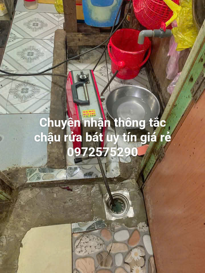 Thợ thông tắc chậu rửa bát quận ba đình gần đây