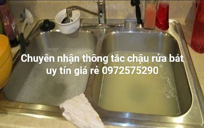 Thông tắc chậu rửa bát quận đống đa giá rẻ nhất 