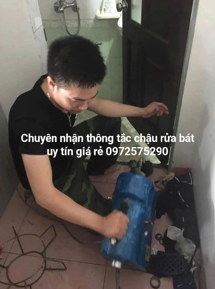Thông tắc chậu rửa bát tại quận Hà Đông