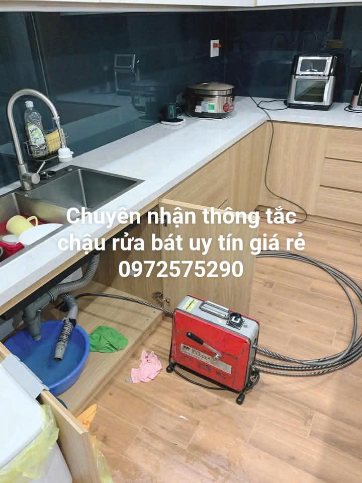 Thông tắc chậu rửa bát tại quận Hoàn Kiếm