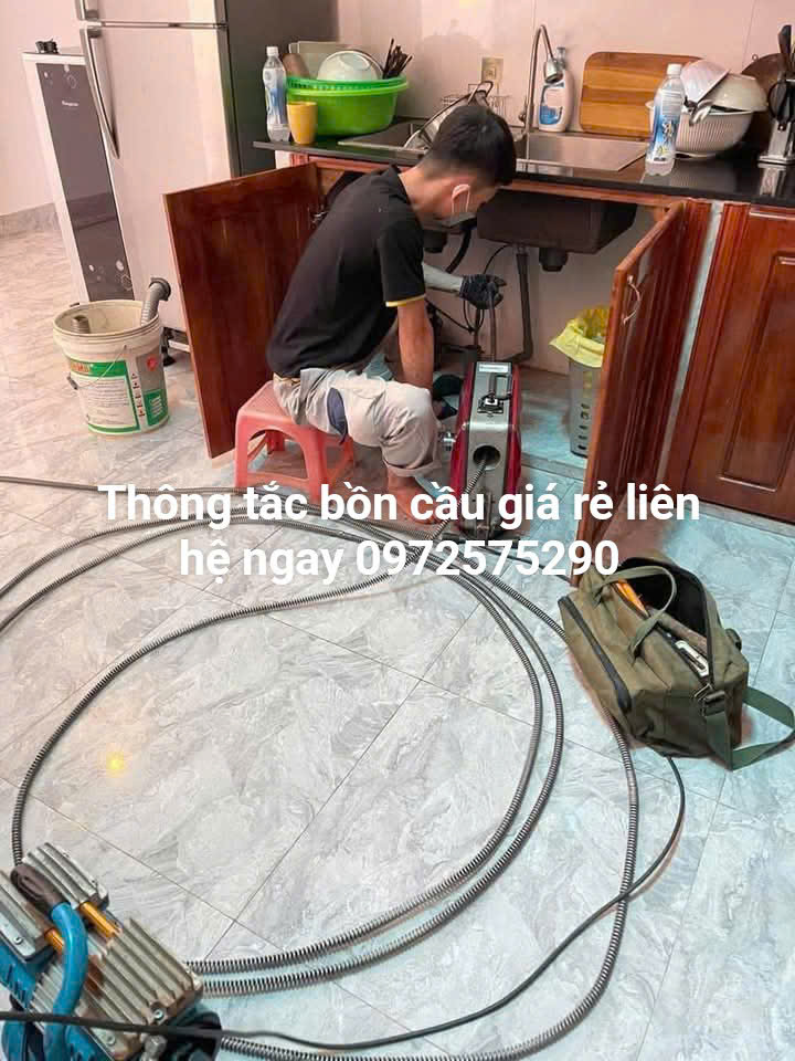 Dịch vụ thông tắc chậu rửa bát tại quận Nam Từ Liêm