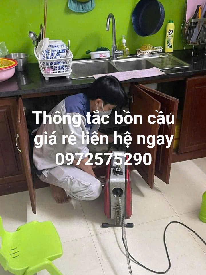 Thông tắc chậu rửa bát tại quận Nam Từ Liêm