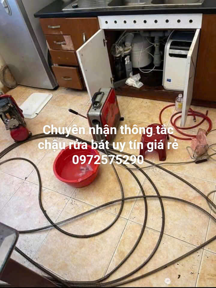 Thợ thông tắc chậu rửa bát tại quận Tây Hồ