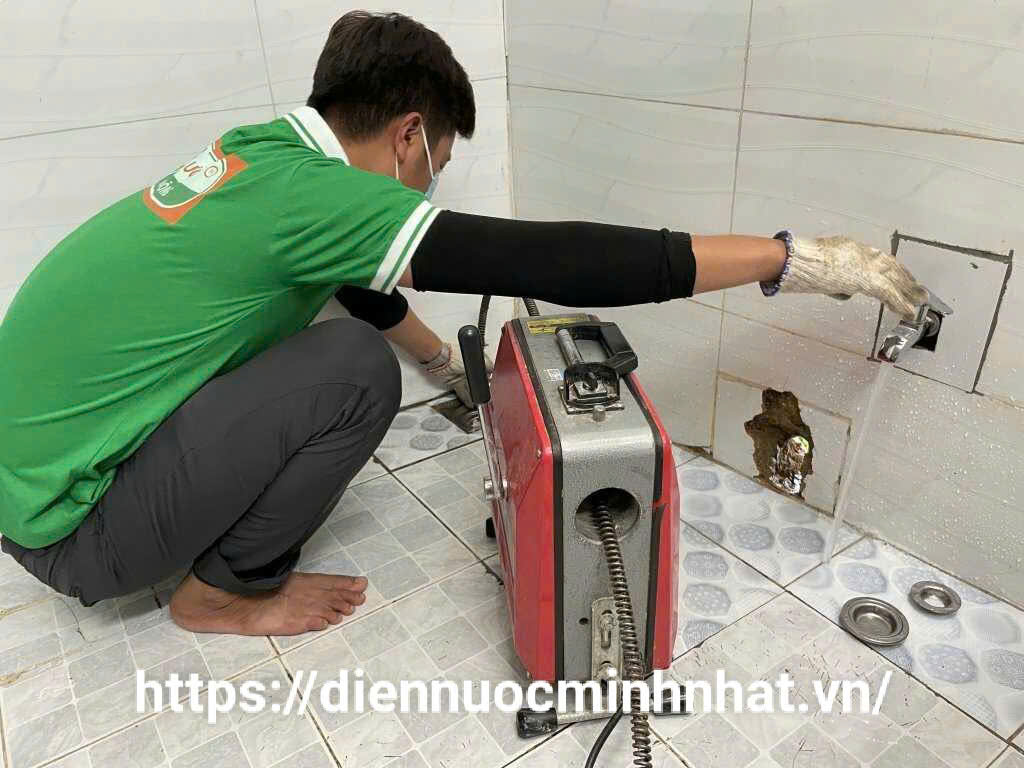 thông tắc cống tại Hoàng Mai