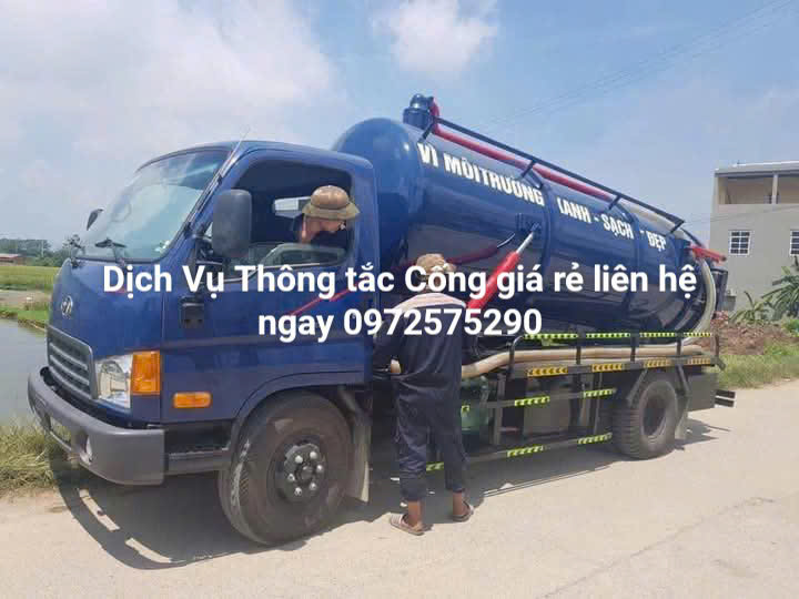 Dịch vụ thông tắc cống tại Khu Đô Thị Đặng Xá