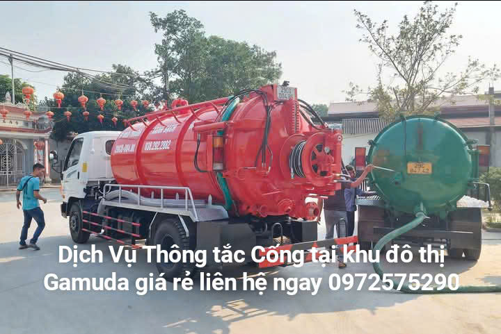 Thông tắc cống tại gamuda giá rẻ