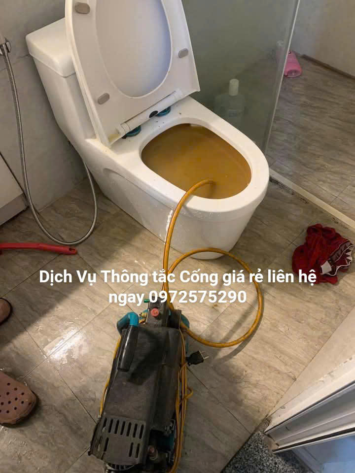 Thông tắc bồn cầu tại Khu đô thị Linh Đàm
