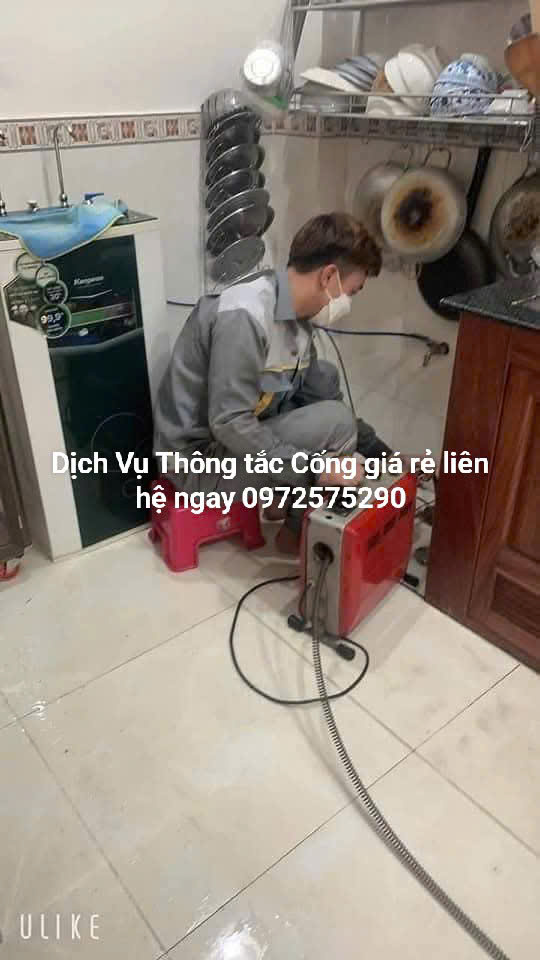 Chuyên thông tắc chậu rửa cống thoát nước tại Vinhomes reverside