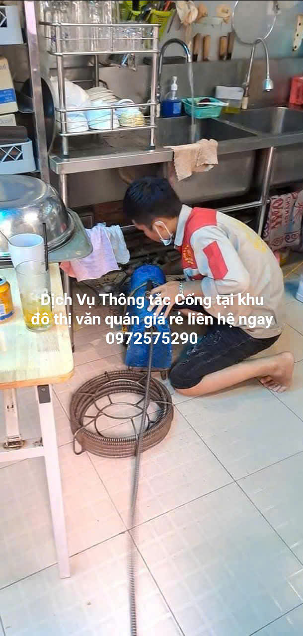Thợ sửa cống thoát nước tại Văn Quán Hà Nội