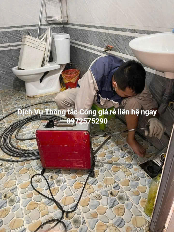 Dịch vụ thông cống tại khu đô thị Việt Hưng
