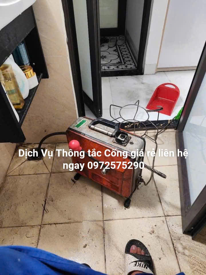 Sửa cống thoát nước tại khu đô thị Vĩnh Hoàng