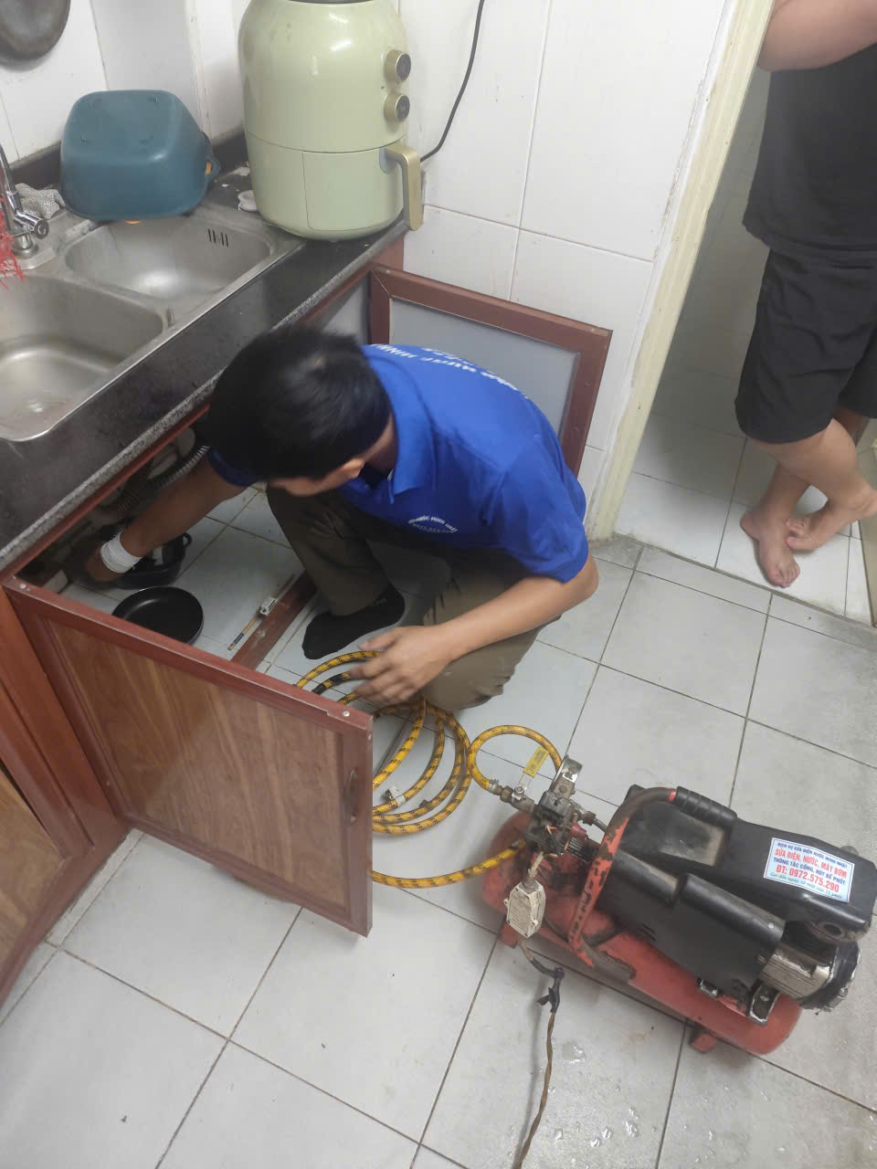 Sửa chữa thông tắc chậu rửa bát tại Hà Nội